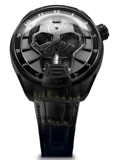 Review Replica HYT SKULL BAD BOY 151-DL-43-NF-AS watch